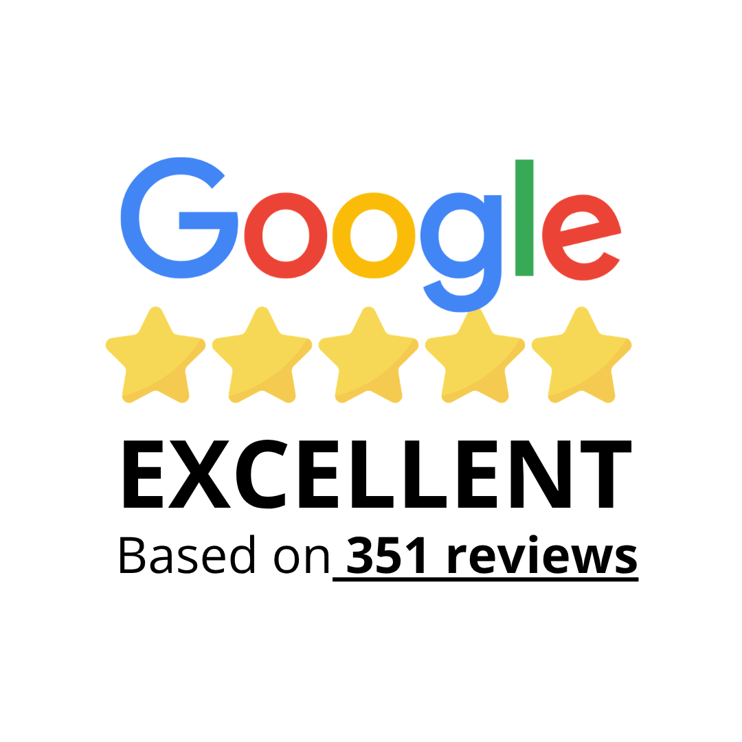 Rated Excellent on Google &mdash; five stars from 248 reviews